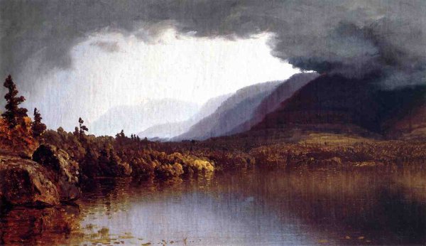 A Coming Storm on Lake George