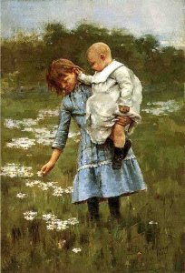 In a Daisy Field 1884