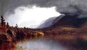 Sanford Robinson Gifford - A Coming Storm on Lake George